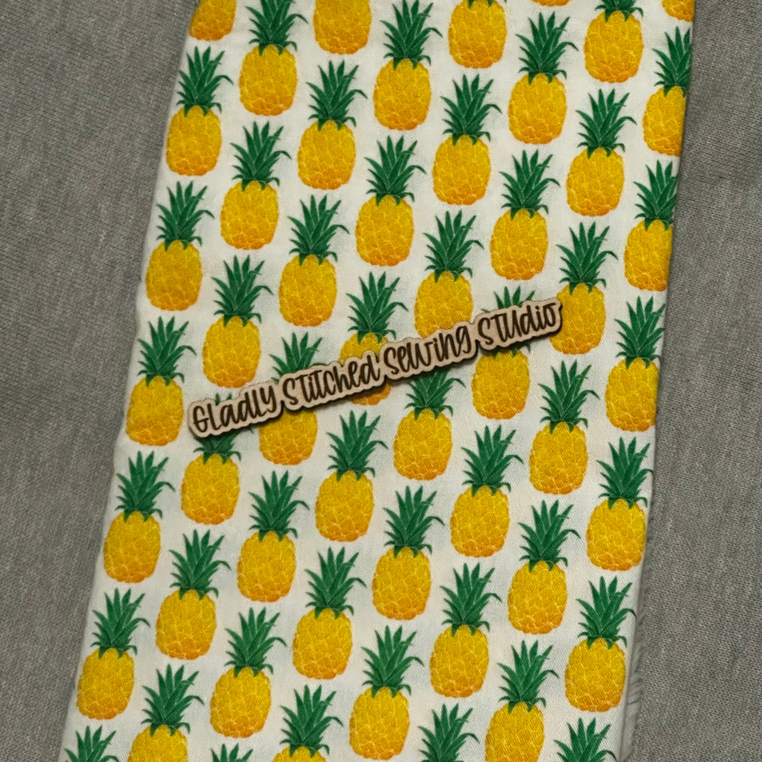Pineapples on White