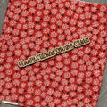 Dark Coral Floral